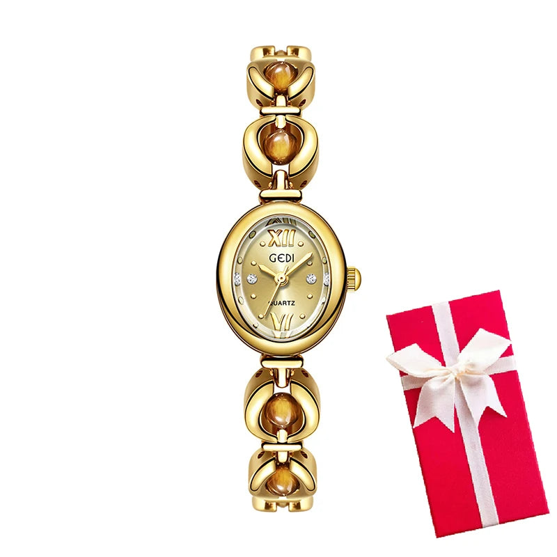 Minimalist Gold Women’s Bracelet Watch – 2025 Collection