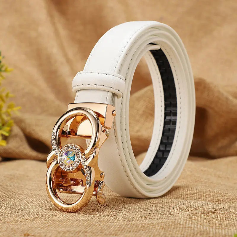 Luxury Cowhide Leather Belt – 2025 Collection