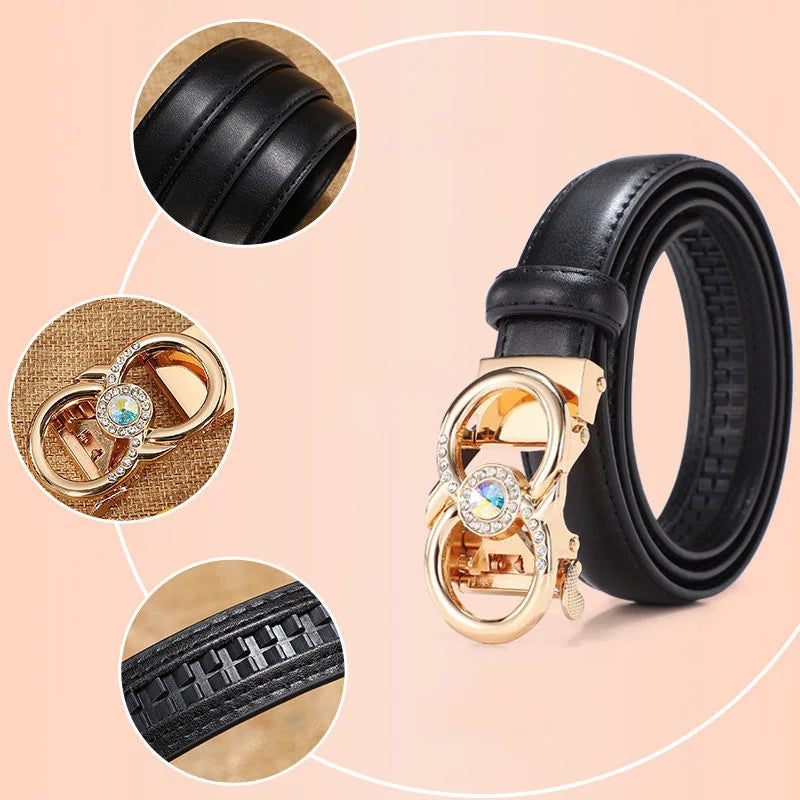 Luxury Cowhide Leather Belt – 2025 Collection