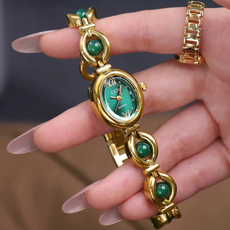 Minimalist Gold Women’s Bracelet Watch – 2025 Collection