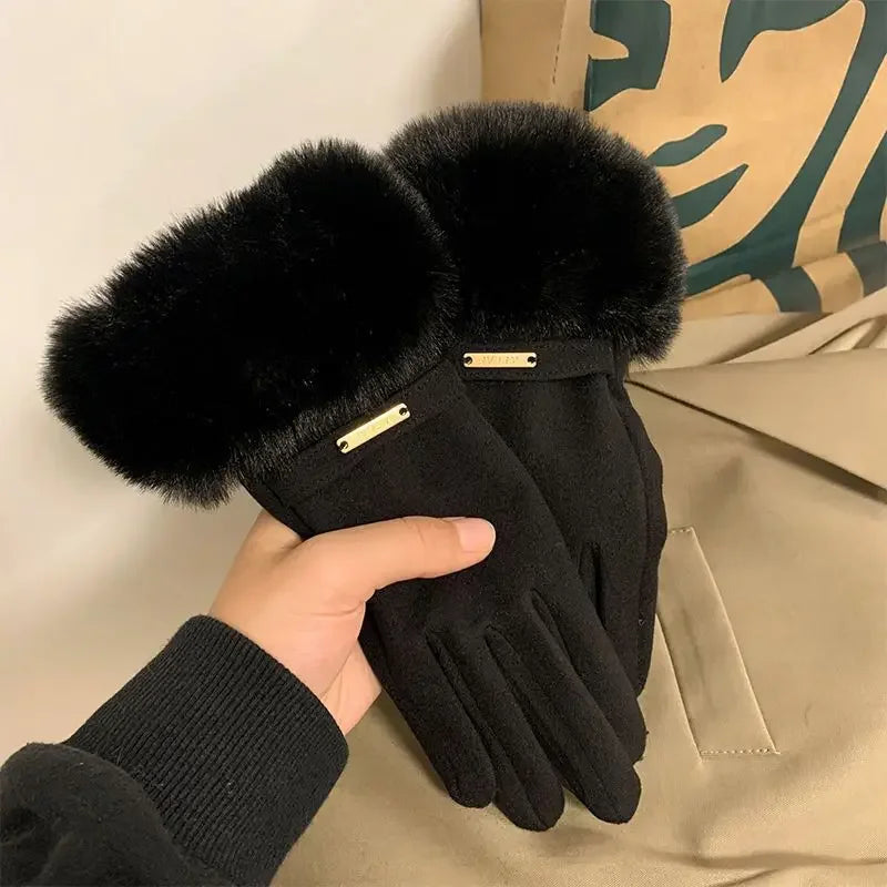 Velvet Touch Screen Winter Gloves – Winter 2025