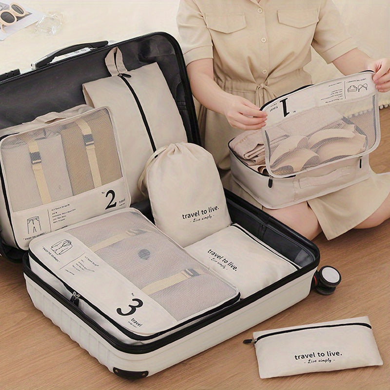 7pcs Premium Travel Packing Cube Set