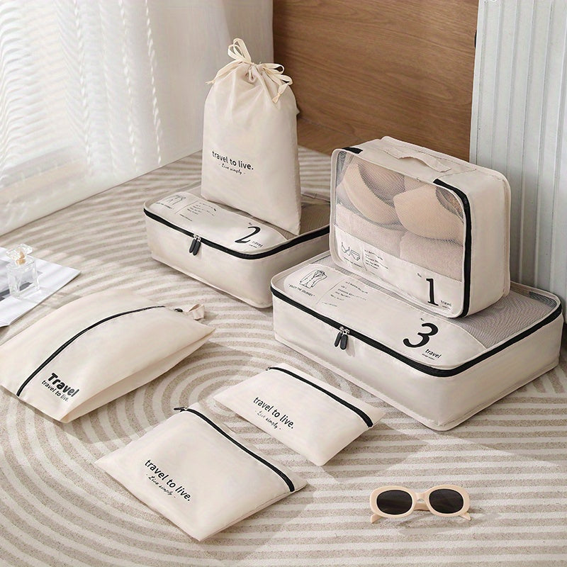 7pcs Premium Travel Packing Cube Set