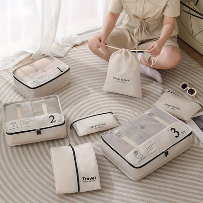 7pcs Premium Travel Packing Cube Set