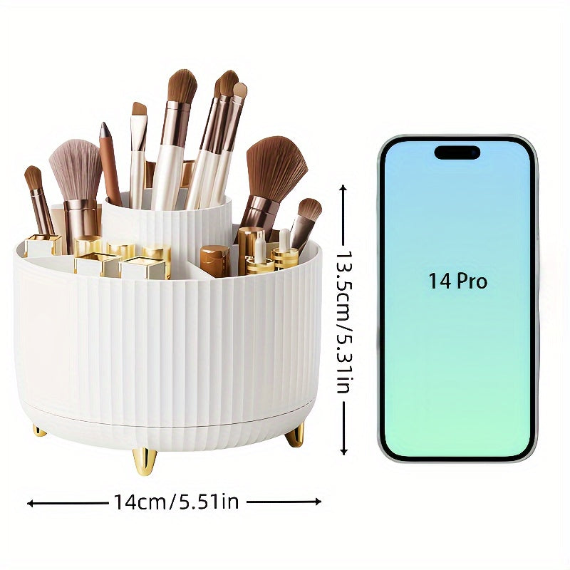 360° Rotating Makeup Organizer