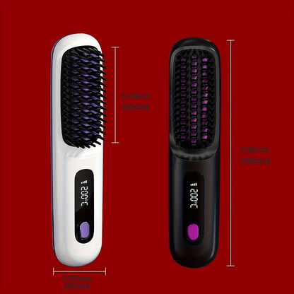 Wireless Hair Straightening Comb