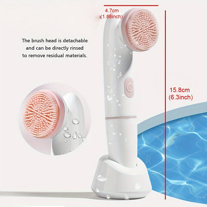 2-in-1 Electric Face Cleansing Brush with Massage