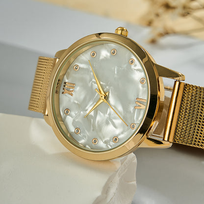 Grace Stainless Steel Quartz Watch