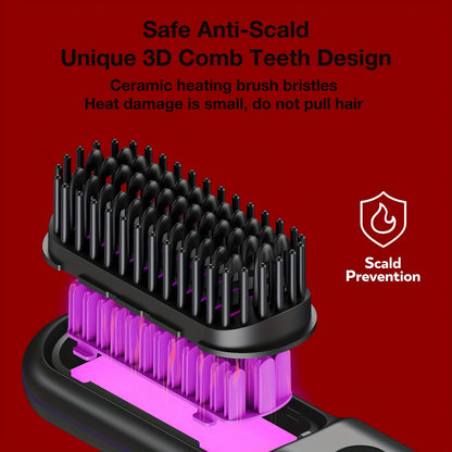 Wireless Hair Straightening Comb