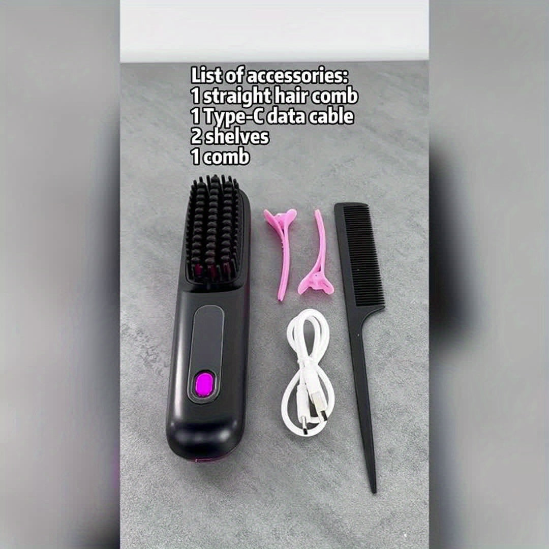 Wireless Hair Straightening Comb