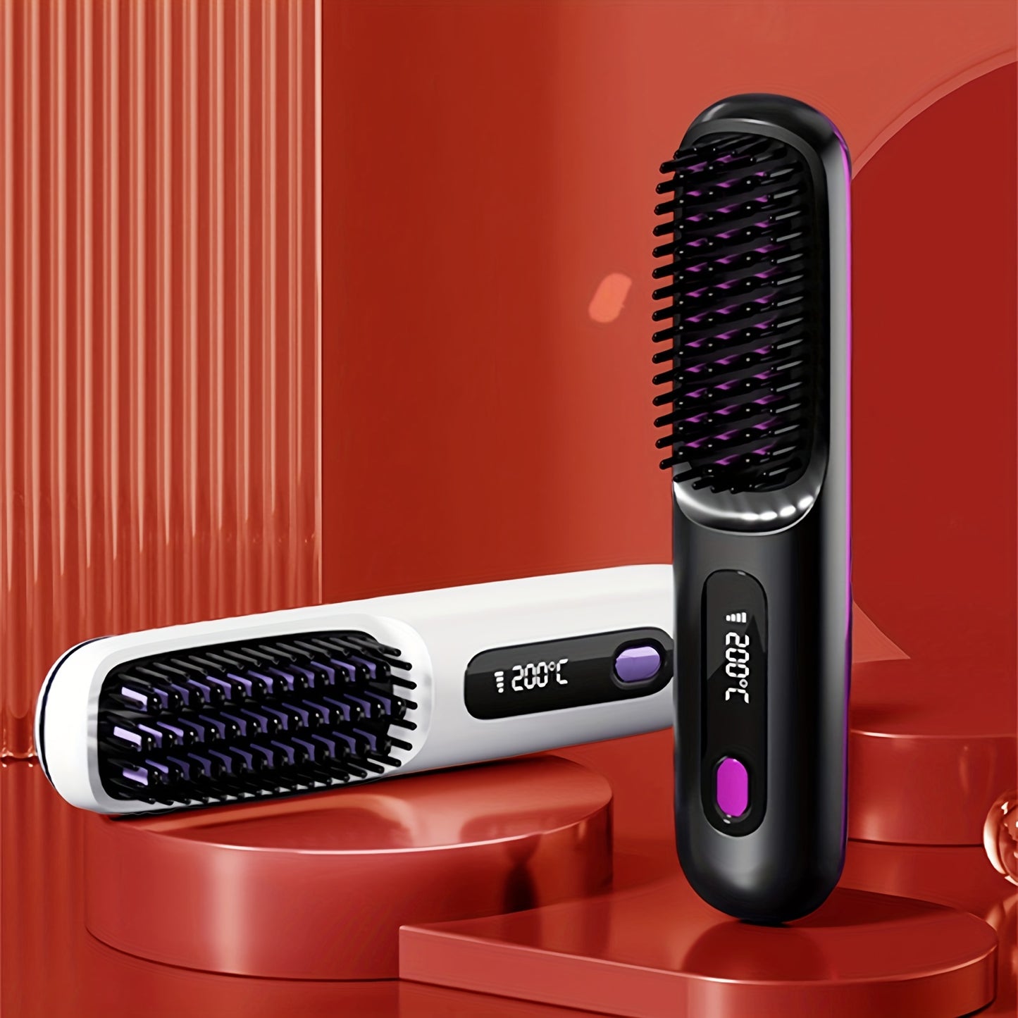 Wireless Hair Straightening Comb