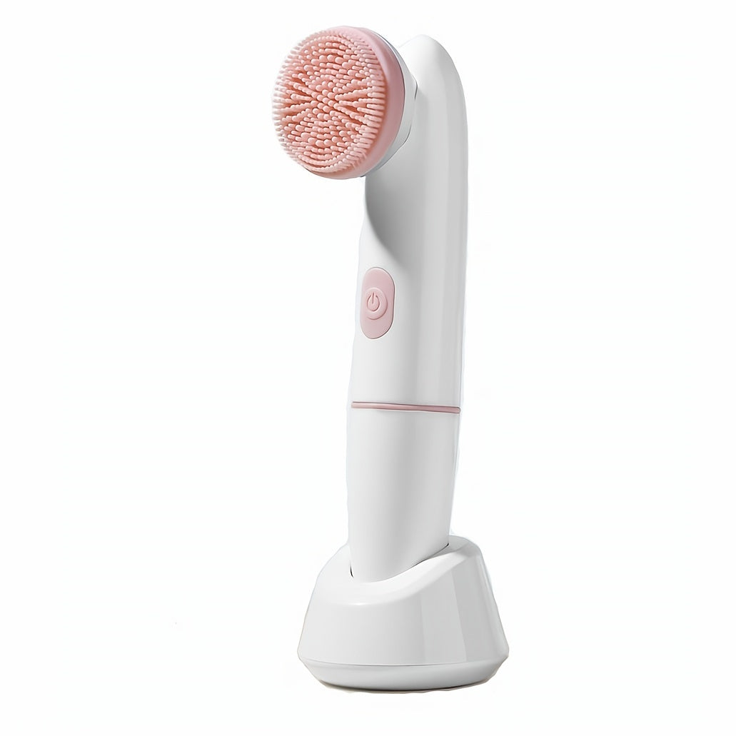 2-in-1 Electric Face Cleansing Brush with Massage