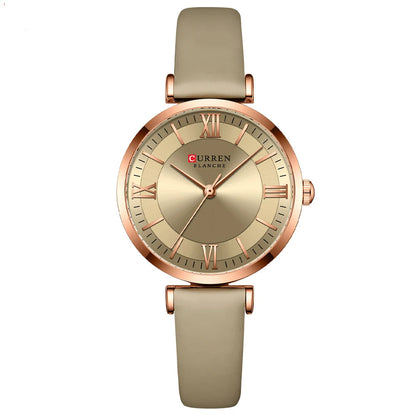 Elyse Quartz Leather Watch