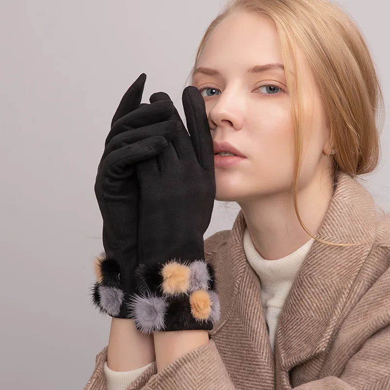 Velvet Luxe Touchscreen Gloves