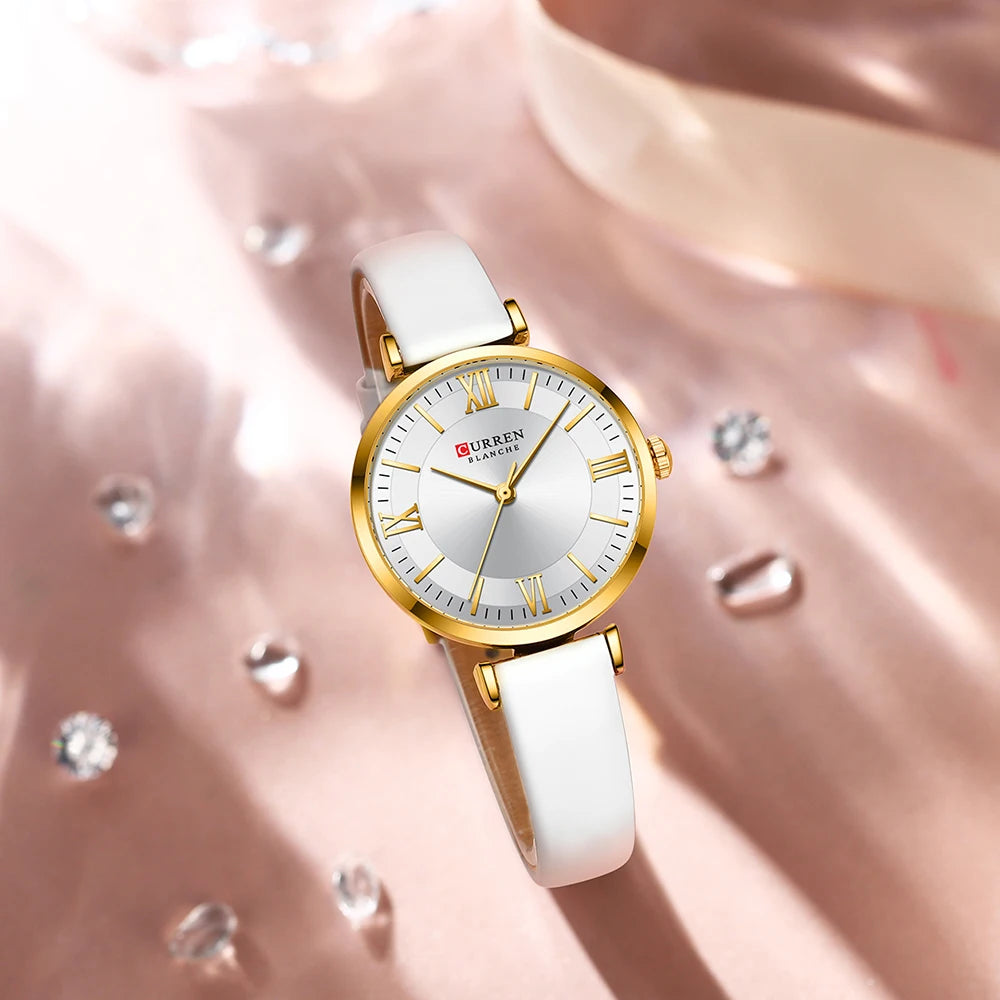 Elyse Quartz Leather Watch