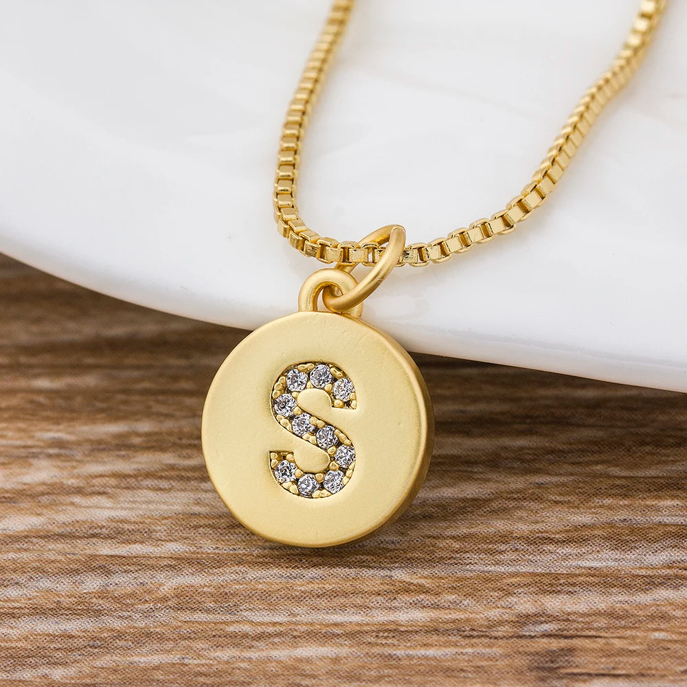 Initial Gold Necklace