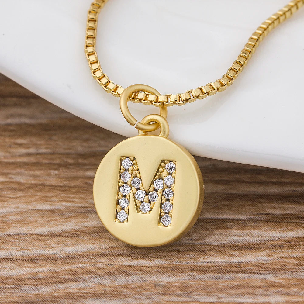 Initial Gold Necklace