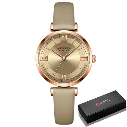 Elyse Quartz Leather Watch