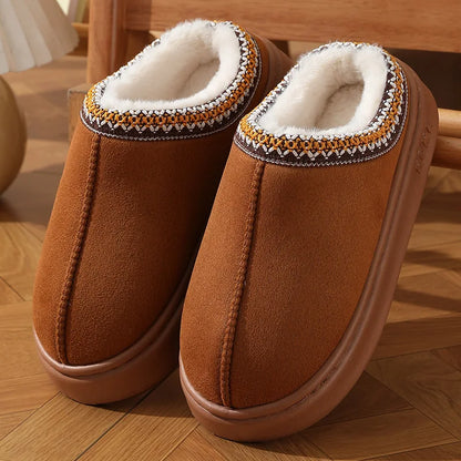 Fluffy Platform Winter Slippers – 2024/2025 Collection