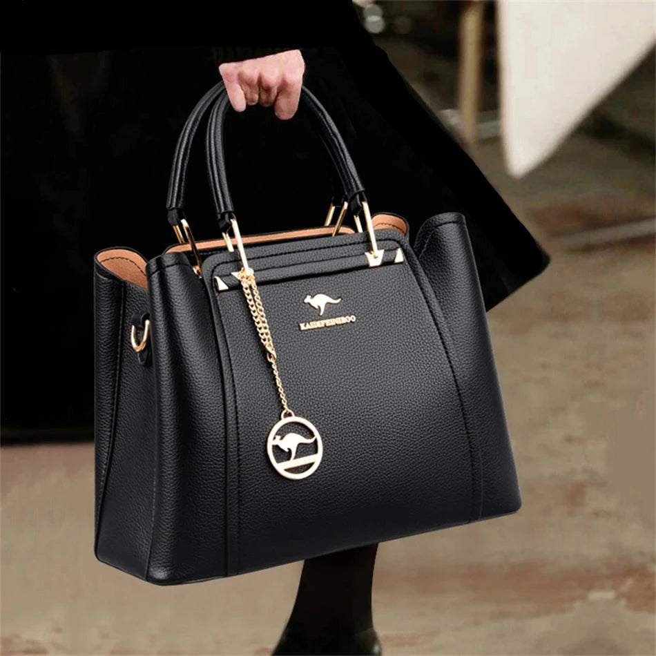 Luxury Soft Leather Tote Bag