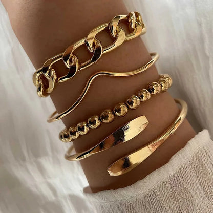 Thick Curb Chain Bracelets