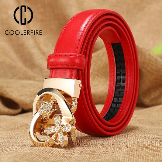 Luxury Cowhide Leather Belt – 2025 Collection