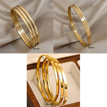 Golden Glow Trio Bangles