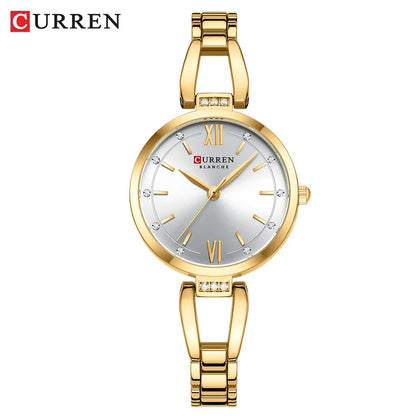 Luxury Diamond Quartz Watch – Timeless Elegance
