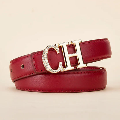 Retro PU Leather Belt – Summer 2025