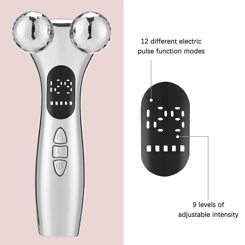 Electric Facial Microcurrent Beauty Instrument with LED Display