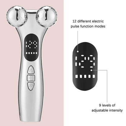 Electric Facial Microcurrent Beauty Instrument with LED Display