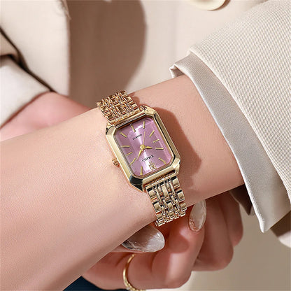 Celeste Gold Square Watch