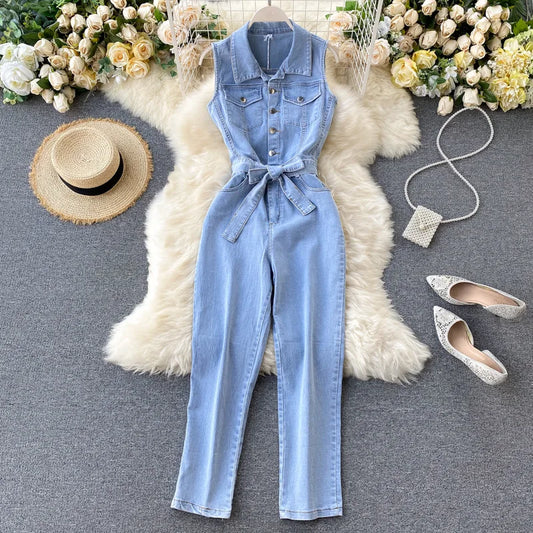 Denim Jumpsuit Claire