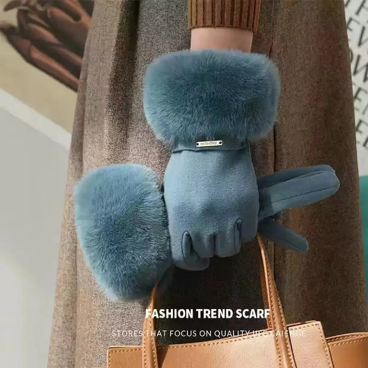 Velvet Touch Screen Winter Gloves – Winter 2025