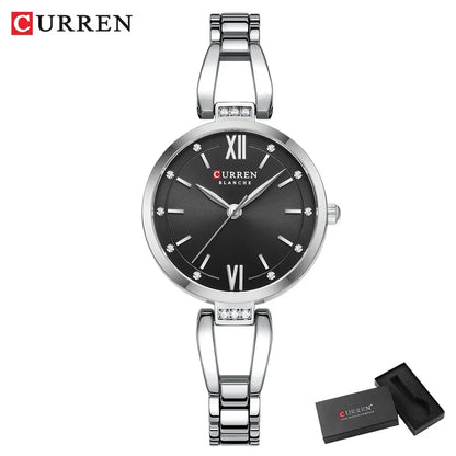 Luxury Diamond Quartz Watch – Timeless Elegance