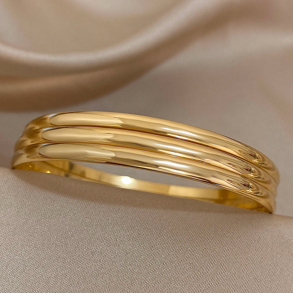 Golden Glow Trio Bangles