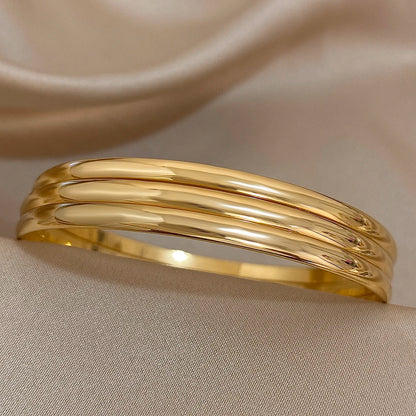 Golden Glow Trio Bangles