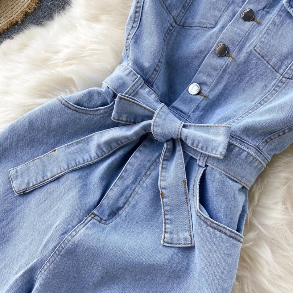Claire Denim Jumpsuit
