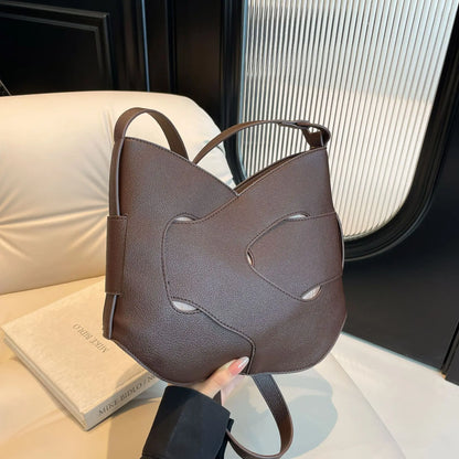 Light Luxury Woven Kink Shoulder Bag – 2025 Collection