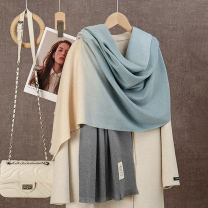 Ombre Tassel Winter Scarf – 2025 Collection