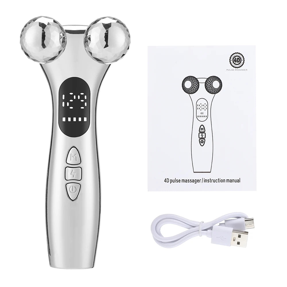 Electric Facial Microcurrent Beauty Instrument with LED Display