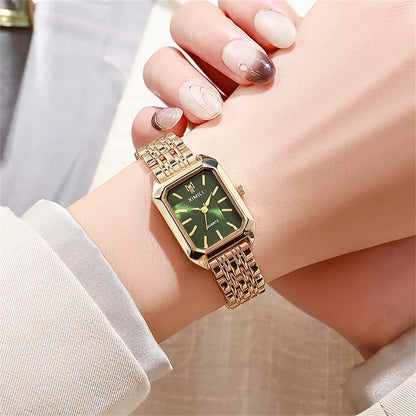 Celeste Gold Square Watch