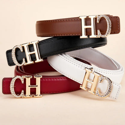 Retro PU Leather Belt – Summer 2025