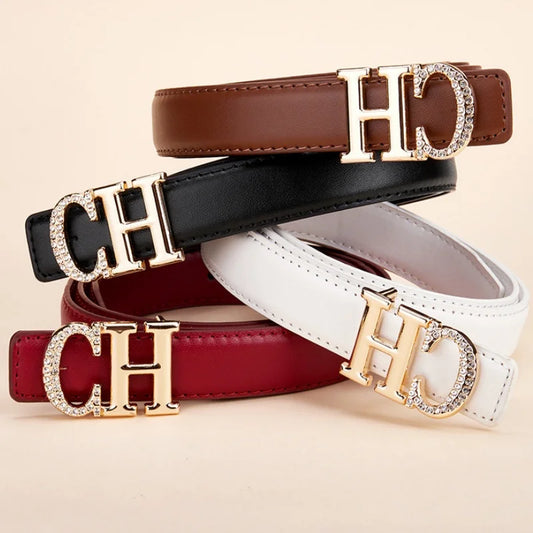 Retro PU Leather Belt – Summer 2025