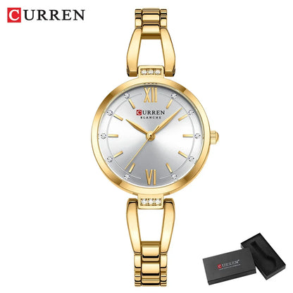 Luxury Diamond Quartz Watch – Timeless Elegance