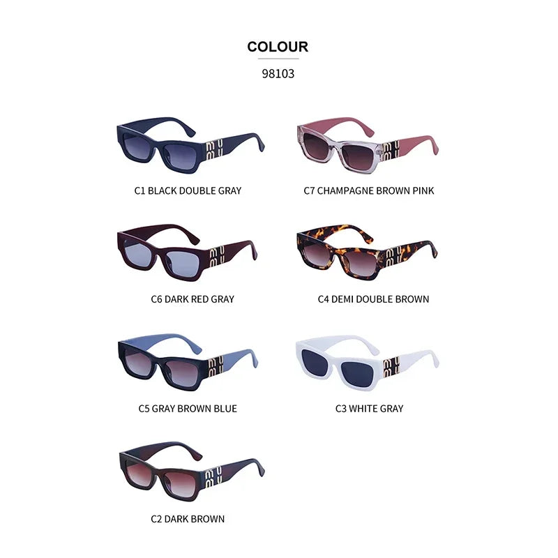 Fashion Rectangle Sunglasses