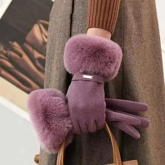 Velvet Touch Screen Winter Gloves – Winter 2025