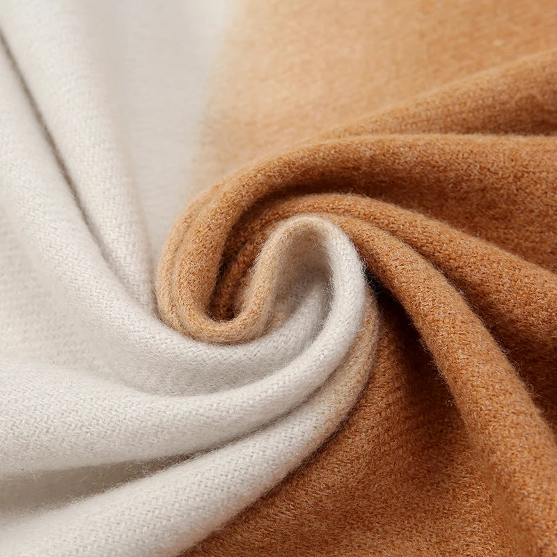 Ombre Tassel Winter Scarf – 2025 Collection