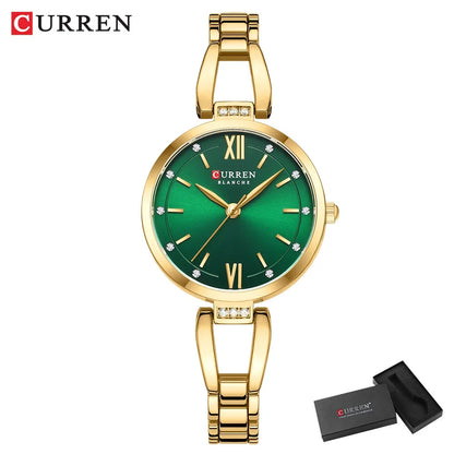 Luxury Diamond Quartz Watch – Timeless Elegance