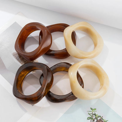 Boho Brown Chunky Bangle